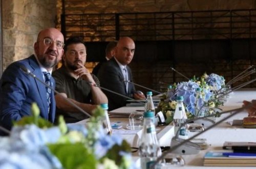 Şarl Mişel və Volodimir Zelenski arasında görüş olub