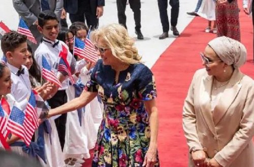 Birinci xanım Cil Bayden Misirə gedib