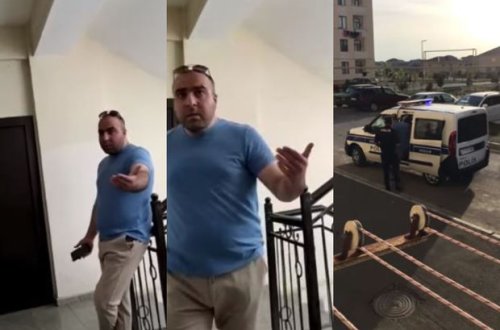 Boşanmaq istəyən həyat yoldaşını ölümlə hədələdi, görüntüləri sosial şəbəkəyə düşdü - VİDEO