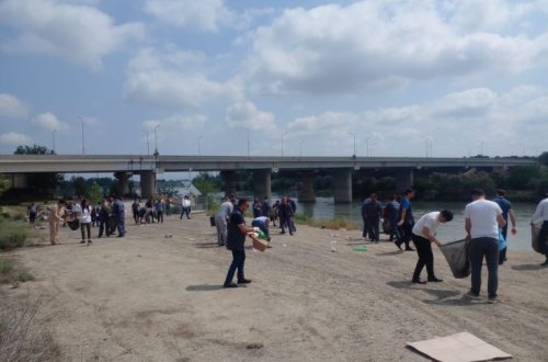 Yevlaxda 5 iyun Ümumdünya Ətraf Mühitin Mühafizəsi Gününə həsr olunmuş təmizlik aksiyası keçirilib - FOTO