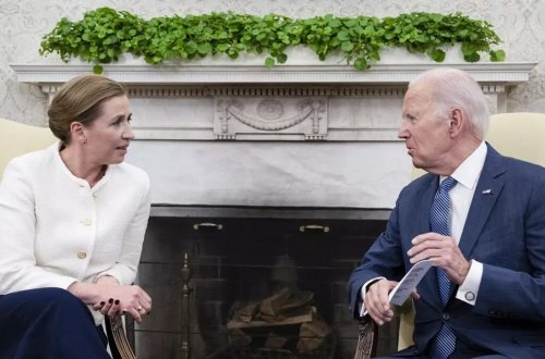 Bayden Ağ Evdə Danimarkanın baş naziri ilə görüşüb