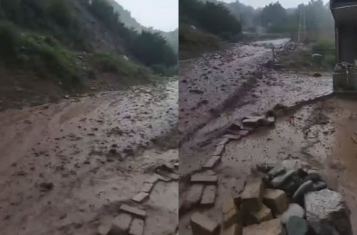 İsmayıllıya sel gəldi: Lahıc yolu bağlandı - YENİLƏNİB + VİDEO