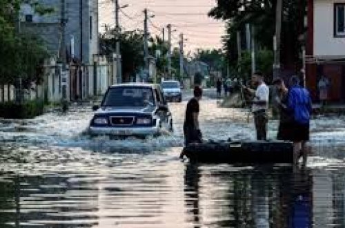 Ukraynada su elektrik stansiyasına hücum edilin: 1 ÖLÜ