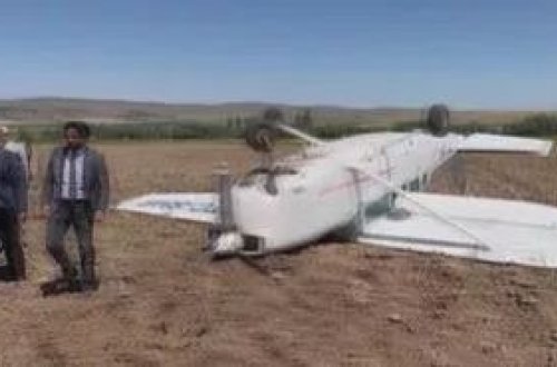 Aksarayda təlim təyyarəsi qəzaya uğrayıb