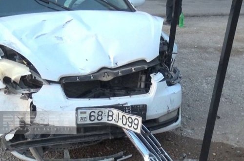 Naxçıvanda qadın sürücü ağır qəzaya səbəb oldu - ANBAAN VİDEO