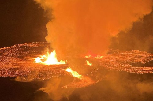 Havay adalarında dünyada ən aktiv vulkanlardan biri baş qaldırdı - FOTO/VİDEO