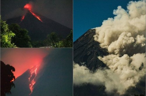 Filippində vulkan püskürdü: On mindən çox sakinin təxliyəsinə başlanıldı - FOTO/VİDEO