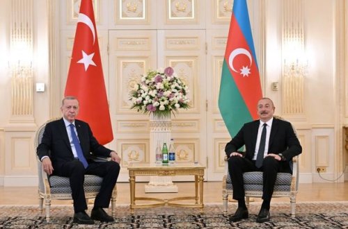 İlham Əliyevlə Rəcəb Tayyib Ərdoğanın təkbətək görüşü keçirilir - FOTO