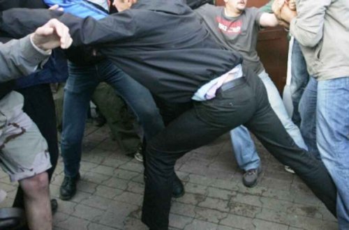 Nardaranda istirahət mərkəzində baş verən kütləvi davanın görüntüləri - VİDEO