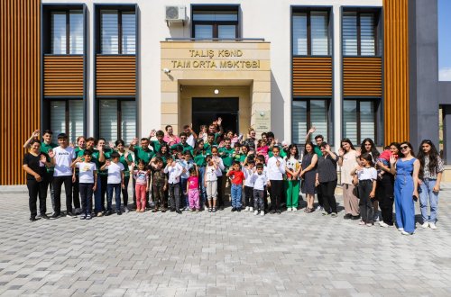 Qayıdış Könüllüləri işğaldan azad olunan Talış kəndinə səfər ediblər