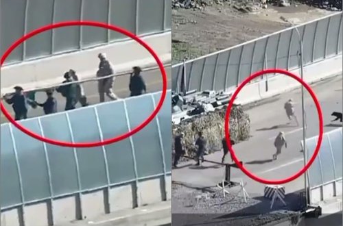 Erməni hərbçilərin Azərbaycan sərhədçilərinə atəş açması görüntüləri - ANBAAN VİDEO