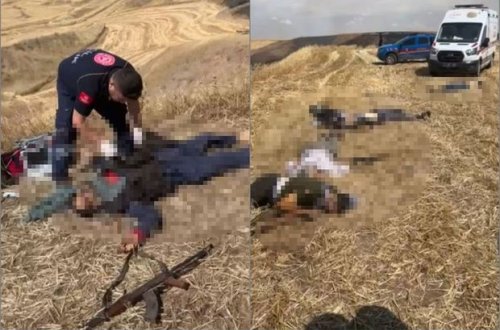 Diyarbəkirdə dəhşət: Torpaq davası qətliamla bitdi - Doqquz ölü - FOTO/VİDEO