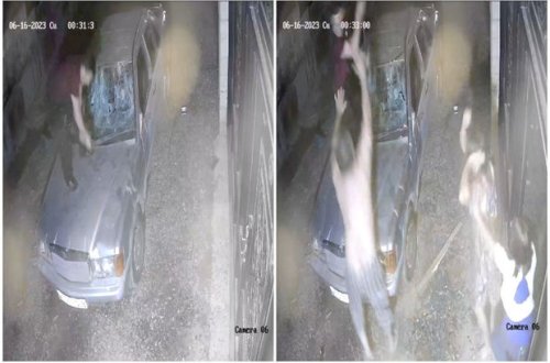 Keçmiş arvadı və qaynına xəsarət yetirdi, avtomobili əzdi - ANBAAN VİDEO