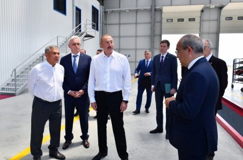 Azərbaycan və Tatarıstan liderləri birlikdə Zəngilan aeroportundan Bakıya yola düşüblər