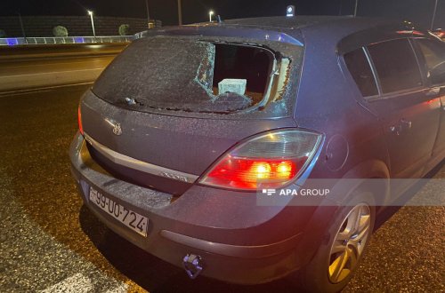 Bakıda cinsi azlıqlar taksini daşlayıblar - VİDEO