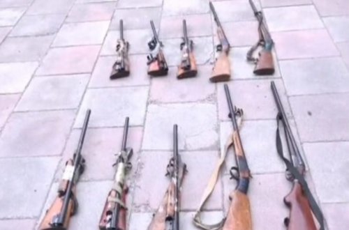 Ağcabədidə silahlar və narkotik tərkibli bitki aşkarlanıb