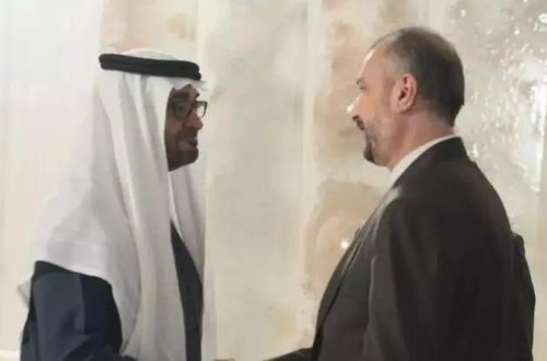 BƏƏ prezidenti İranın xarici işlər nazirini qəbul edib