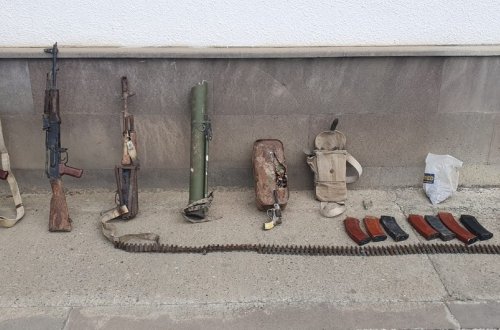 Xocavənddə ermənilərdən qalmış silah-sursat aşkarlanıb