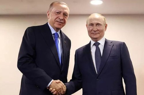 Prezident Ərdoğan Rusiya prezidenti Putinlə görüşüb