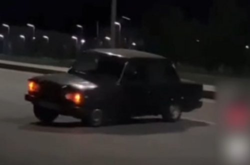 Gəncədə avtoxuliqanlıq edən şəxs saxlanılıb