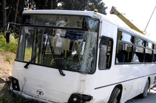 Bakıda avtobusun vurduğu kişi öldü