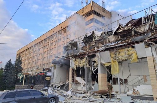 Rusiya Ukraynaya raket zərbəsi endirib, 4 nəfər ölüb, 40-dan çox insan yaralanıb