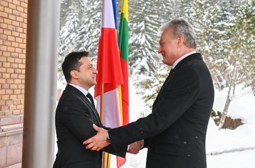 Litva Prezidenti Kiyevdə səfərdədir