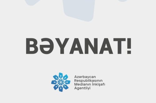 MEDİA Fransada təzyiqə məruz qalan jurnalistlərlə bağlı bəyanat qəbul edib