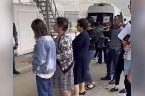 Qarabağda yaşayan mülki ermənilər Laçın sərhəd-buraxılış məntəqəsindən sərbəst keçirlər