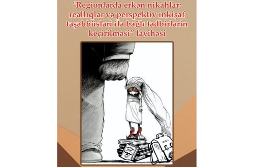 Regionlarda erkən nikah reallıqları ilə mübarizəyə dair layihəyə start verildi