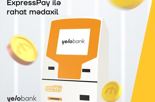 Yelo Bank hesablarına ExpressPay ilə rahat mədaxil et