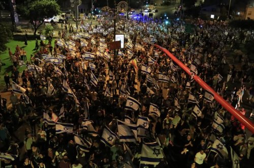 İsraildə qanun layihəsinin qəbulundan sonra etirazlar başlayıb