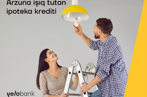 Ev almaq arzuna işıq tutacaq ipoteka krediti Yelo Bank-da!