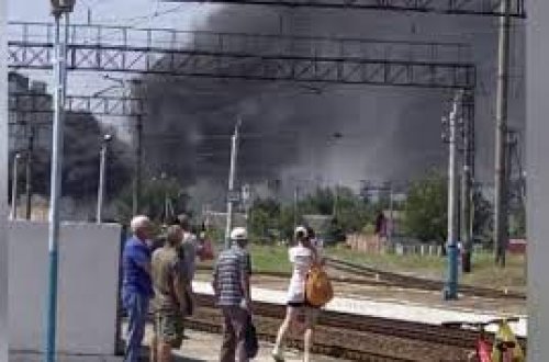 Rusiyanın Qara dəniz Donanmasının Krımdakı aviabazasında yanğın olub