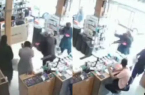 İranda “Kalaşnikov”la silahlanan şəxslər mağazaya daxil olub insanlara atəş açdılar - VİDEO