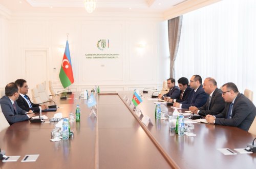 Nazir Məcnun Məmmədov BMT və FAO-nun Azərbaycandakı nümayəndələri ilə görüşüb