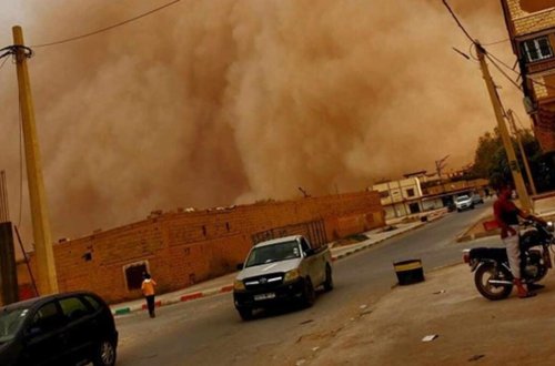 Əlcəzairdə güclü qum fırtınası