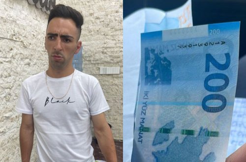 Məhərrəm ayı ilə bağlı yaşlı nəslə saxta pulla “yardım” edən saxlanıldı - FOTO