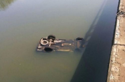 Cəlilabadda avtomobil çaya düşüb, xəsarət alan var