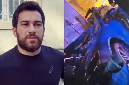 “Nikosayağı” qəzaya düşdü, qolu amputasiya edildi - Fotolar + Video