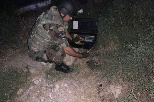 Abşeronda hərbi sursat aşkarlanıb