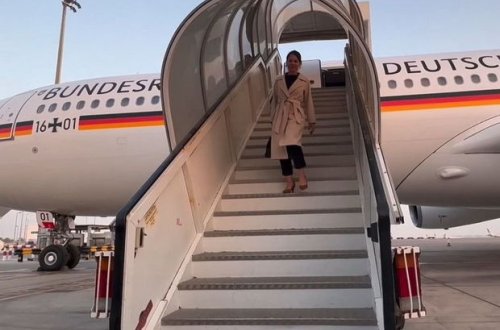 Almaniya XİN rəhbərinin olduğu təyyarə iki dəfə qəza enişi etdi - FOTO