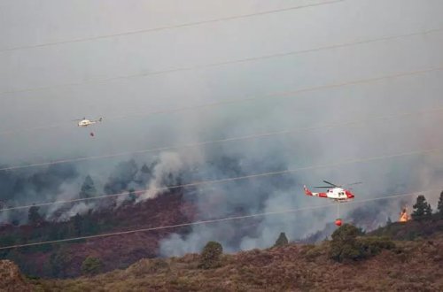 Tenerife adasında yanğın böyüyür