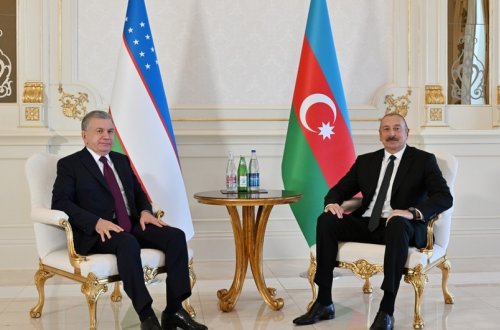 Azərbaycan və Özbəkistan prezidentləri arasında təkbətək görüş keçirilib - YENİLƏNİB