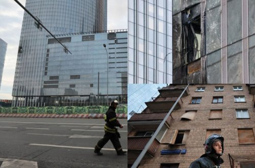 Rusiya paytaxtına üç PUA hücum edib - FOTO/VİDEO