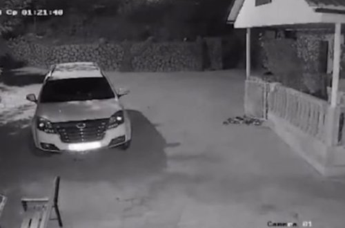 Azərbaycanda baş verən zəlzələnin görüntüləri - VİDEO