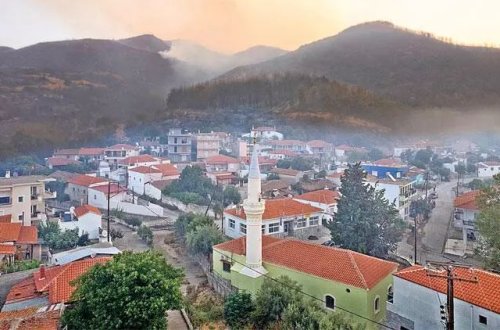 Qərbi Trakyadakı yanğınlar türk kəndlərinə də çatıb