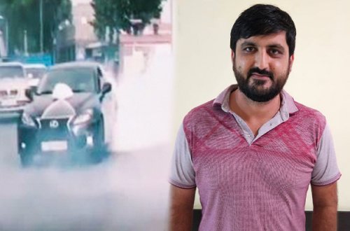 Toy karvanında “Lexus”la avtoşluq etdi, həbs olundu - Foto