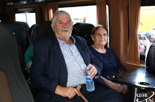 Laçının Zabux kəndinə ilk köç başladı - Fotolar