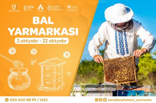 Bakıda arıçılıq məhsullarının 23-cü Respublika Sərgi-Satış Yarmarkası keçiriləcək
